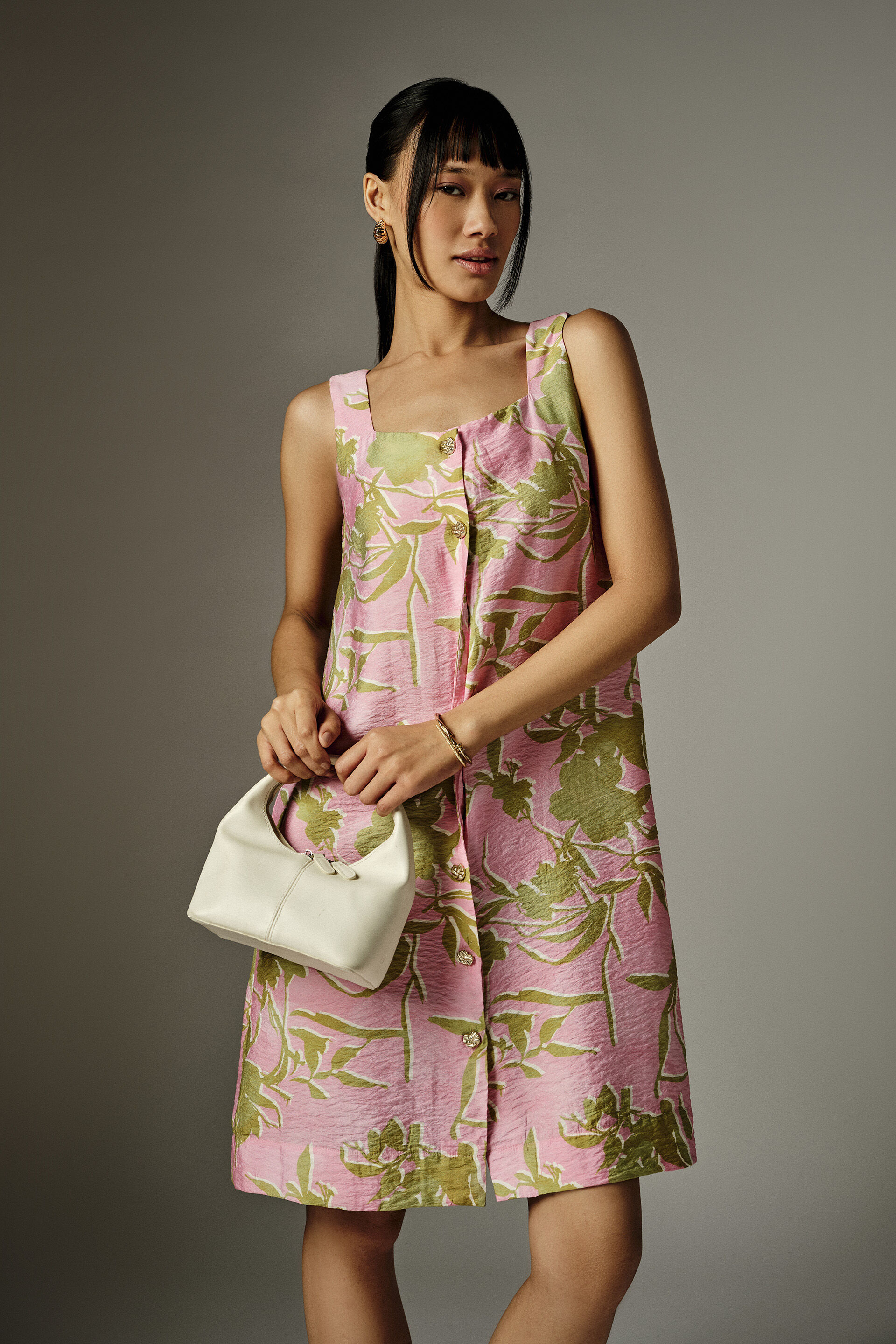 Joelle Short Pink Dress, Pink, image 5